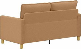 vidaXL Καναπές Μπεζ 156 x 81 x 87,5 εκ Ύφασμα