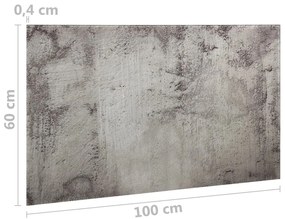 vidaXL Πίνακας Επιτοίχιος Μαγνητικός 100 x 60 εκ. Γυάλινος