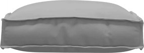 vidaXL Μαξιλάρι 2 pcs Γκρι 40 x 40 x 8 εκ. Ύφασμα Όξφορντ