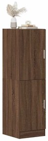 Ντουλάπι Κουζίνας Καφέ δρυς 38x41,5x131,5 εκ. Επεξεργ. Ξύλο - Καφέ