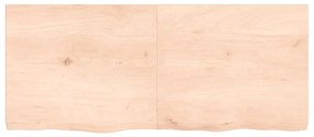 vidaXL Επιφάνεια Τραπεζιού 140x60x(2-6)εκ Ακατέργαστο Μασίφ Ξύλο Δρυός