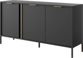 Μπουφές Larry 3D-Anthraki - 153.10Χ39.50Χ81.40cm