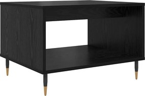 vidaXL Τραπεζάκι σαλονιού Μαύρη δρυς 60 x 50 x 40 εκ