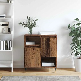 vidaXL Πλαϊνό γραφείο Παλιό ξύλο 60 x 35 x 70 cm