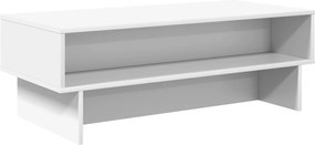 vidaXL Τραπεζάκι σαλονιού Λευκό 100 x 46 x 35 εκ. Επεξεργασμένο ξύλο