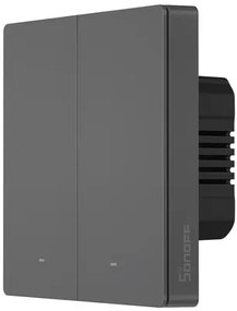 SONOFF smart διακόπτης M5-2C-86, διπλός, WiFi, γκρι