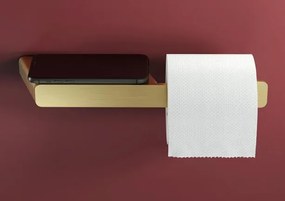 Geesa Shift 9924 Gold Brushed - Χαρτοθήκη με εταζέρα