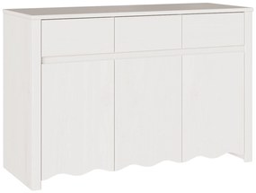 vidaXL Σύνθετο "DRAMMEN" Λευκό 114x43x75,5 εκ Ξύλο Πεύκου