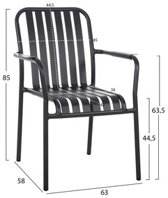 ΠΟΛΥΘΡΟΝΑ ΑΛΟΥΜΙΝΙΟΥ RACHEL HM6088.10 ΑΝΘΡΑΚΙ 63x58x85Υεκ.