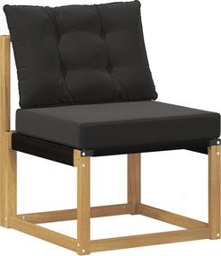 vidaXL Μεσαίος καναπές εξωτερικού χώρου