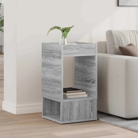 vidaXL End Table Γκρίζο Σονομα 30 x 30 x 56 εκ. Επεξεργασμένο ξύλο