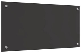 vidaXL Πίσω Πάνελ Κουζίνας 2 pcs Σκούρο Γκρι 80 x 40 cm