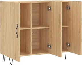 vidaXL Ντουλάπι Sonoma δρυς 90x34x80 εκ. Επεξεργασμένο Ξύλο