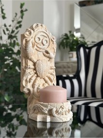 Stewehome αντικ αμπούλα κεριού διακοσμητικό μπίμπλο 21x9x10 cm