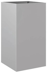vidaXL Ζαρντινιέρα Ασημί 42x38x75 εκ. από Γαλβανισμένο Χάλυβα