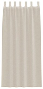vidaXL Κουρτίνες με κουρτίνες 2 pcs Άμμος 140x175cm Πολυεστέρας