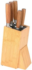 Βάση Μαχαιριών Bamboo Essentials 01-23614 15x10,4x24,5cm Natural Estia Bamboo