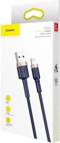 Baseus Cafule Lightning cable 1.5A 2m (Gold+Dark blue)