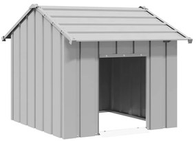 vidaXL Σπιτάκι σκύλου με οροφή 85x107x81 cm Γαλβανισμένος χάλυβας