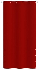 Διαχωριστικό Βεράντας Κόκκινο 120 x 240 εκ. Ύφασμα Oxford - Κόκκινο