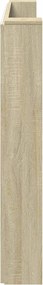 vidaXL Κεφαλάρι Δρύς Sonoma 180 x 16,5 x 103,5 cm Επεξεργασμένο ξύλο