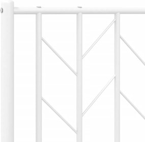 vidaXL Ανταλλακτικό κεφαλάρι Λευκό 160 εκ. Μεταλλικό