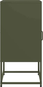 vidaXL Κομοδίνο ντουλάπι Ελαιοπράσινο 36x39x78 cm από