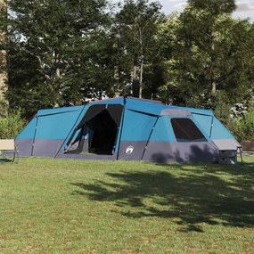 vidaXL Οικογενειακή Σκηνή Μπλε 833 x 585 x 216 εκ. Πολυεστέρας