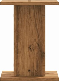 vidaXL Βάσεις Φυτών 2 τεμ. Αρτισιανή Δρυς 30x30x40 εκ. Επεξ. Ξύλο