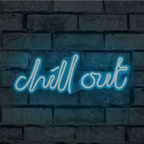 Διακοσμητικό Φωτιστικό Τοίχου Chill Out 395NGR1537 39x2x14cm Led 13,6W Blue Wallity