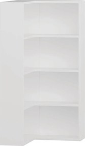 Βιβλιοθήκη Λευκό AGUN 60x20x118