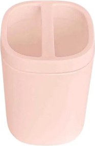 Θήκες οδοντόβουρτσας πλαστικές σε σετ 5Χ - Light Pink - 21626