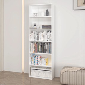 Βιβλιοθήκη Λευκό ALOSA 60x20x176