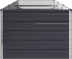 vidaXL Υψωμένο Κρεβάτι Κήπου Ανθρακί 242 x 80 x 55 cm