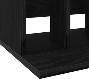 vidaXL Αποθήκευση Βινυλίου Μαύρη Δρυς 42 x 33 x 36 εκ.