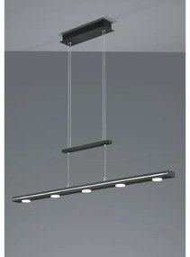 Κρεμαστό Φωτιστικό Οροφής 7xLED 4W Up Down Switch Dimmer 3000Κ/5000Κ Lacal Trio Lighting 379190732 Μαύρο