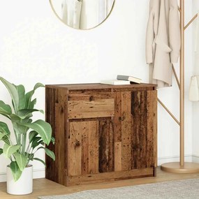 vidaXL Συρταριέρα με Συρτάρια Παλαιό ξύλο 71x35x65 εκ. από Επεξ. Ξύλο