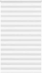 vidaXL Ζέβρα τυφλή Λευκό Πλάτος υφάσματος 115,9 εκ. Πολυεστέρας