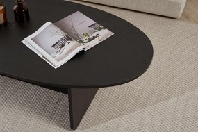 Τραπεζάκι Σαλονιού Ξύλο Μαύρο ORBA 120x65x40