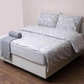 Φανελένια Σεντόνια Υπέρδιπλα (Σετ) Viopros Flannels 2552 Γκρι Χωρίς Λάστιχο 230x265