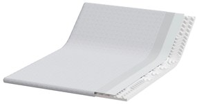 vidaXL Στρώματα Λευκό 140 x 190 cm 100% ύφασμα πολυεστέρα με τζακάρ