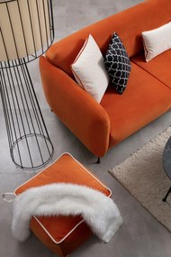 Corner Sofa-Bed Sevilla Corner Right (L3+Chl) Orange