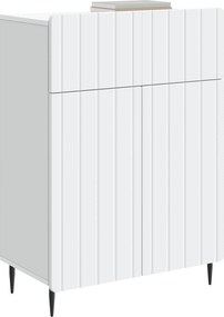 vidaXL Πλαϊνό γραφείο Λευκό 66 x 34,5 x 92 εκ. Επεξεργασμένο Ξύλο
