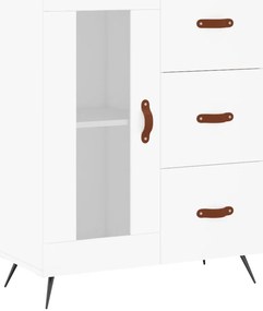 vidaXL Ντουλάπι Λευκό 69,5 x 34 x 90 εκ. από Επεξεργασμένο Ξύλο