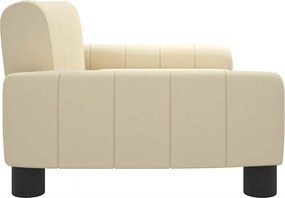 vidaXL Κρεβάτι Σκύλου Κρεμ 70 x 45 x 30 εκ. Υφασμάτινο