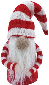 Χριστουγεννιάτικη Διακοσμητική Φιγούρα Νάνος D022030252-2RD 30cm White-Red