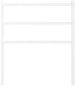 vidaXL Κεφαλάρι Λευκό 80 εκ. Μεταλλικό