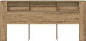 vidaXL Κρεβάτι με Κεφαλάρι Artisan Oak Επεξεργασμένο ξύλο
