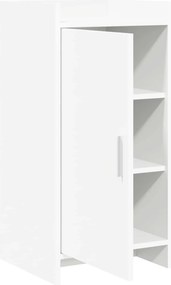 vidaXL Πλαϊνό γραφείο Λευκό 40 x 36 x 80 εκ Επεξεργασμένο Ξύλο