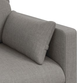 vidaXL Καναπές 180cm Taupe Μέταλλο